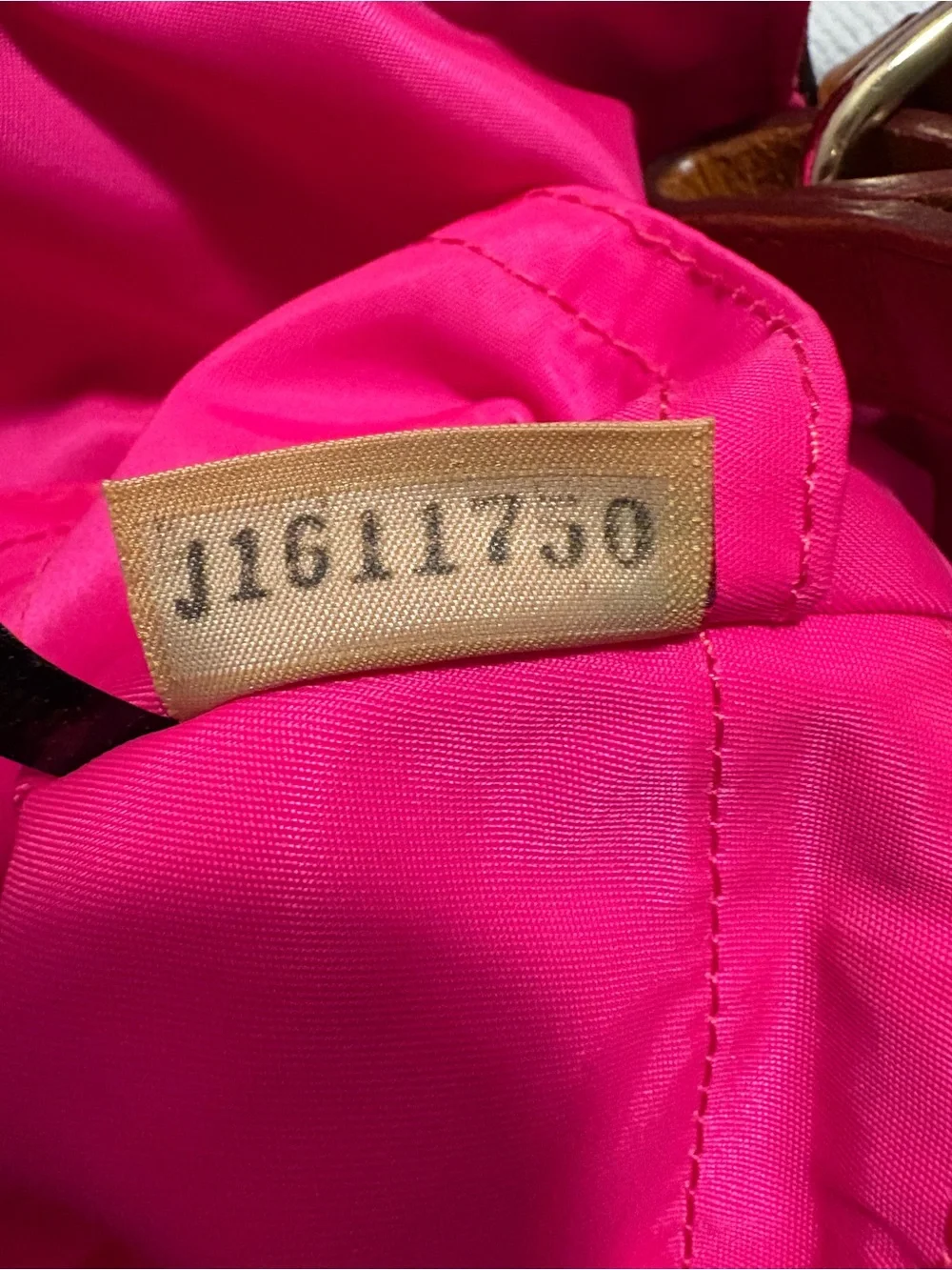 Dooney & Bourke Nylon Large Erica Shoulder Bag - Green / Pink